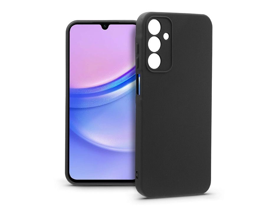 Haffner HF649416 Samsung Galaxy A15 4G/Galaxy A15 5G fekete szilikon hátlap