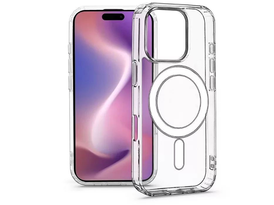 Haffner HF785441 Apple iPhone 16 Pro Max Anti Shock MagSafe átlátszó szilikon tok