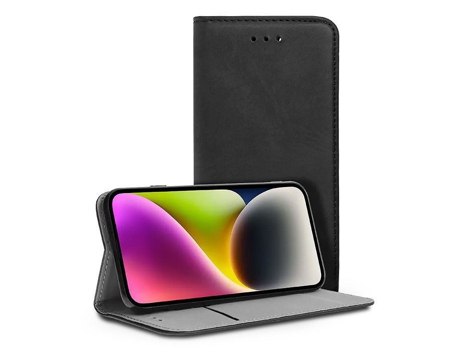 Haffner PT-6611 A136U Galaxy A13 5G/Galaxy A04s fekete műbőr oldalra nyíló tok