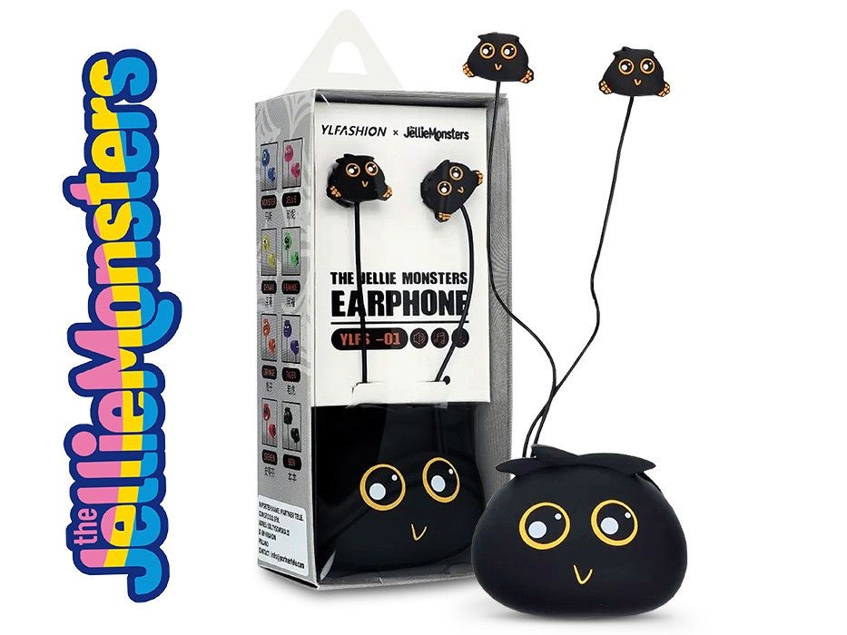 Haffner PT-6631 Jellie Monsters fekete fülhallgató