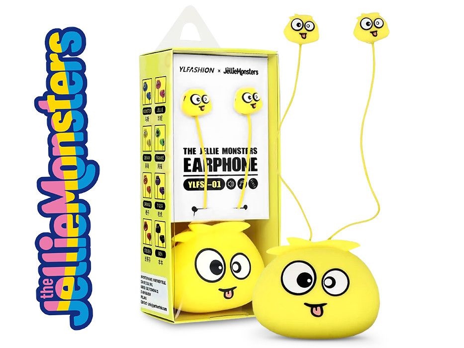 Haffner PT-6632 Jellie Monsters sárga fülhallgató