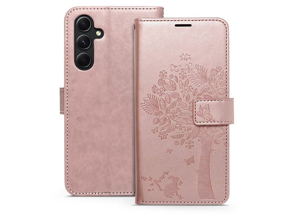 Haffner PT-6647 Samsung SM-A546 Galaxy A54 5G rose gold Mezzo Book Flip bőrtok