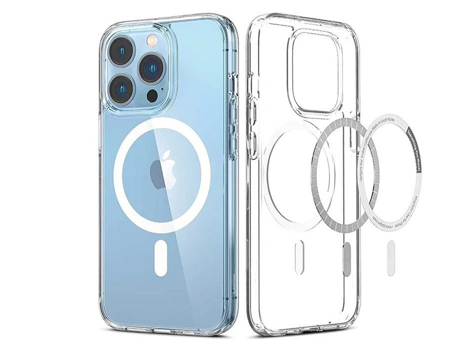 Haffner PT-6808 Apple iPhone 14 Pro Max Clear Mag Cover átlátszó szilikon hátlap