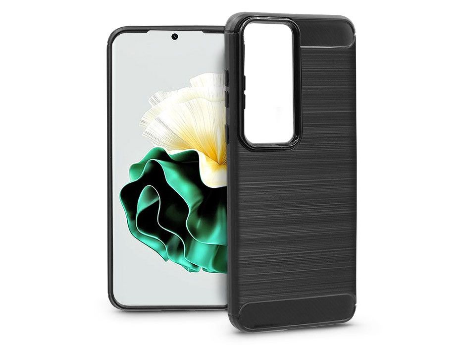 Haffner PT-6856 Huawei P60/P60 Pro Carbon fekete szilikon hátlap