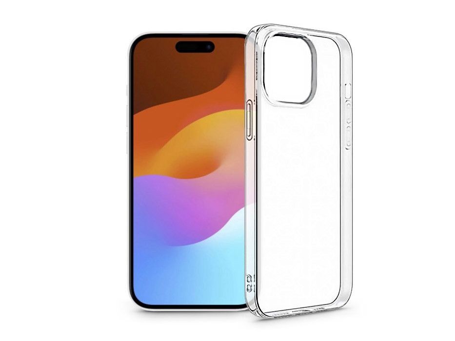Haffner PT-6862 Apple iPhone 15 átlátszó szilikon hátlap