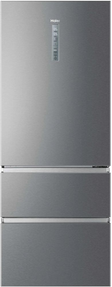 Haier A3FE743CPJ inox, alulfagyasztós, Hűtő:310L, Fagyasztó:140L, Total No frost hűtőszekrény