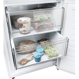 Haier EHD3PWDNPW18 fehér, alulfagyasztós, Hűtő:235L, Fagyasztó:117L, Total No frost hűtőszekrény