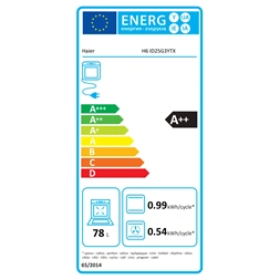 Haier H6 ID25G3YTX inox, beépíthető, sütőtér: 78L, sütő
