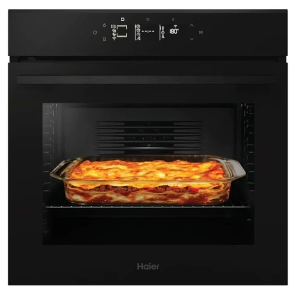 Haier H6 ID46G5YTB fekete, sütőtér:78L,  grill, légkeverés,beépíthető sütő