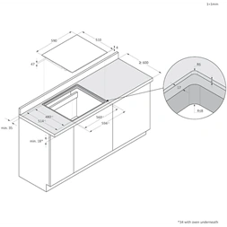 Haier HAIF64IRB1S indukciós, beépíthető, főzőzóna:4,  főzőlap