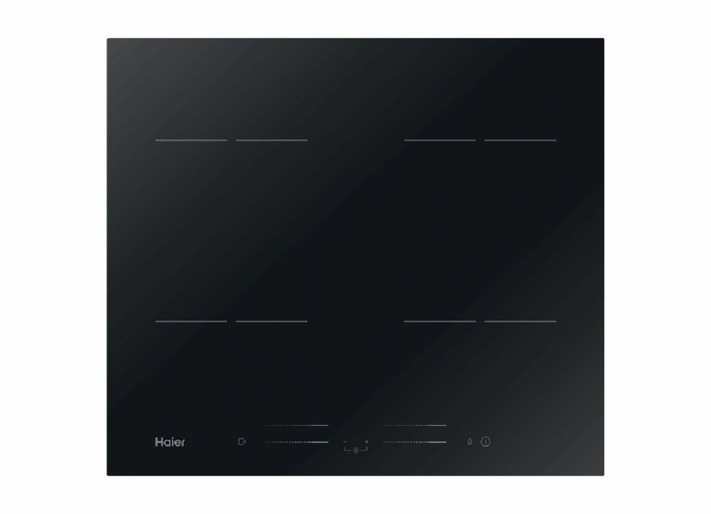 Haier HAISJ64MC fekete, beépíthető, indukciós, főzőzóna: 4, beépíthető méret: 56cm, főzőlap