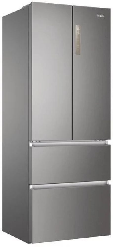 Haier HB17FPAAA inox, négyajtós, Hűtő:306L, Fagyasztó:140L, Total No frost hűtőszekrény