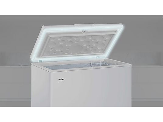 Haier HCE100E fehér, Fagyasztó:97L, fagyasztóláda
