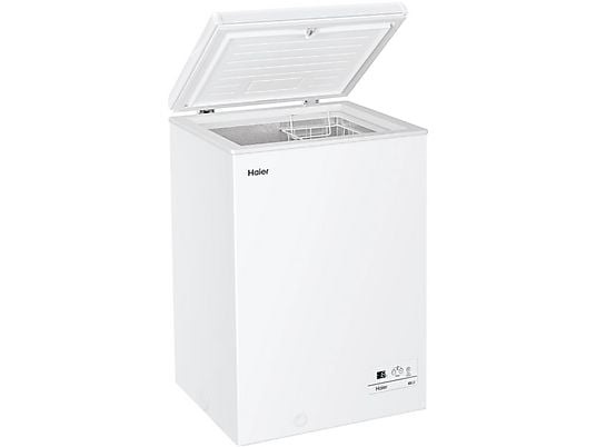 Haier HCE100E fehér, Fagyasztó:97L, fagyasztóláda