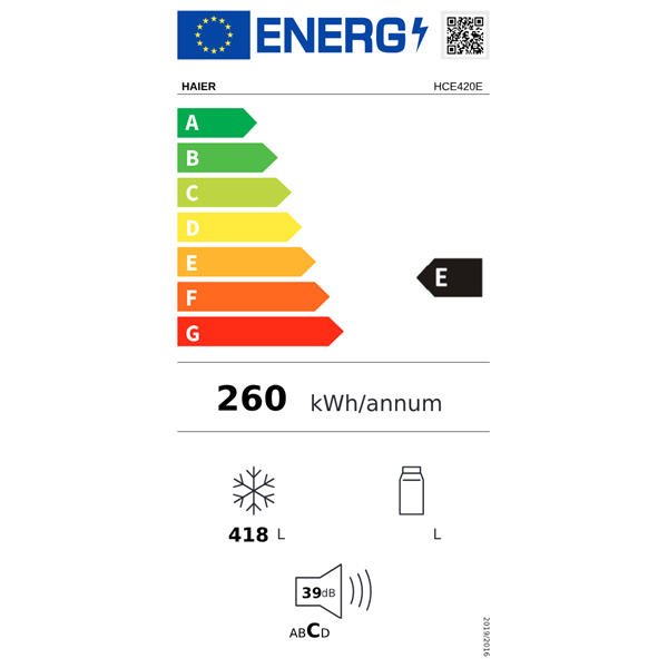 Haier HCE420E fagyasztóláda