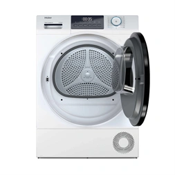 Haier HD80-E929E-S fehér-fekete, 8kg, hőszivattyús szárítógép