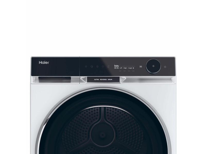Haier HD90-A3Q397U1-S fehér, 9 kg, hőszivattyús, szárítógép