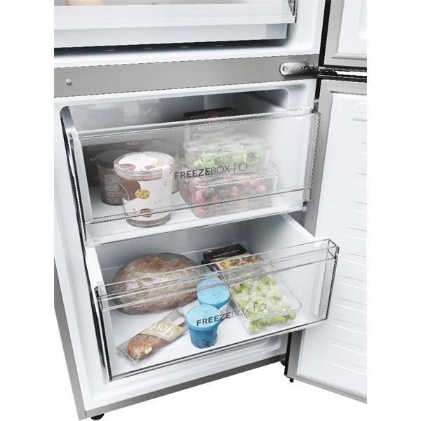 Haier HDPW3618DNPK inox alulfagyasztós hűtőszekrény