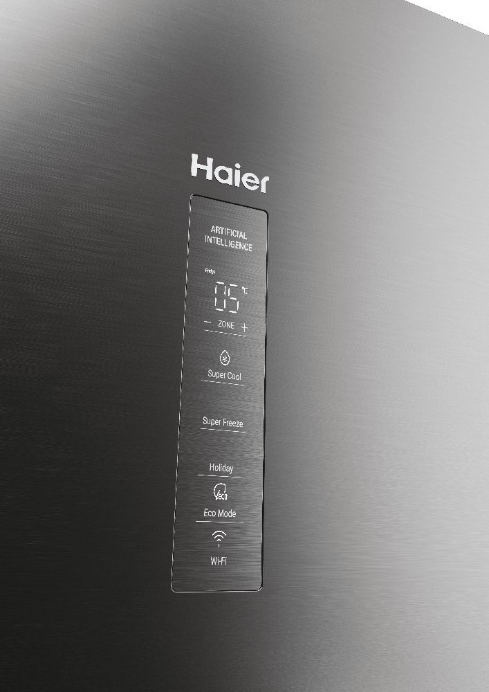 Haier HDPW3618DNPK inox, alulfagyasztós, Hűtő:235L, Fagyasztó:117L, Total No frost hűtőszekrény