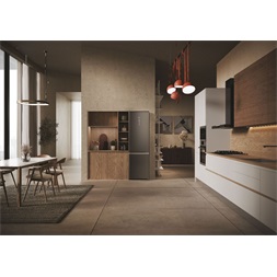 Haier HDPW3620DNPD sötét inox alulfagyasztós hűtőszekrény