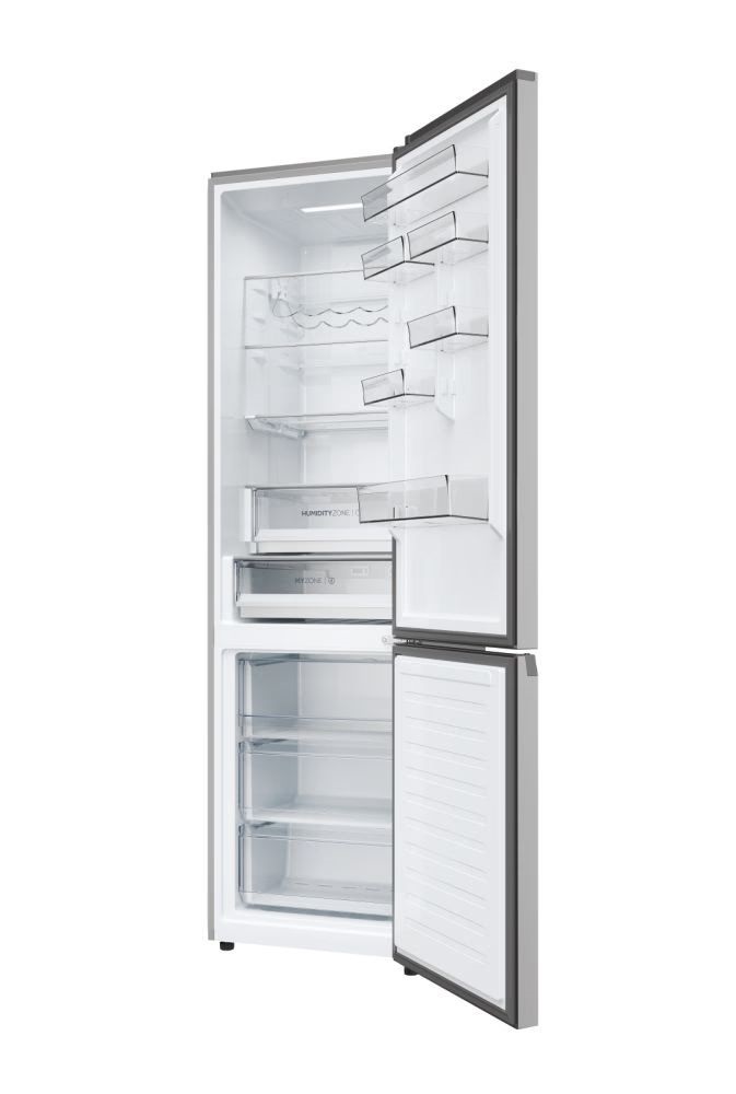 Haier HDPW5620CNPK inox, alulfagyasztós, Hűtő:289L, Fagyasztó:117L, hűtőszekrény