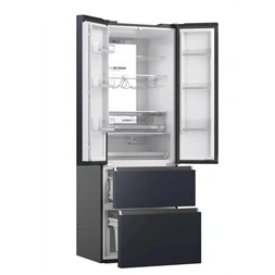 Haier HFW7720ENMB, négyajtós, alulfagyasztós, Hűtő:337L, Fagyasztó:140L, Total No frost hűtőszekrény
