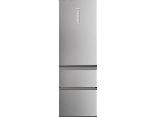 Haier HTW5618CNMG inox, francia ajtós, alulfagyasztós, Hűtő:235L, Fagyasztó:125L, Total No frost hűtőszekrény