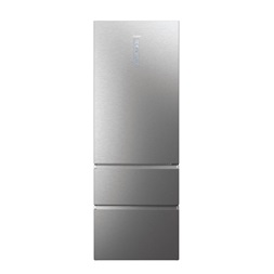 Haier HTW7720ENMP szürke, alulfagyasztós, Hűtő:343L, Fagyasztó:140L, No frost hűtőszekrény
