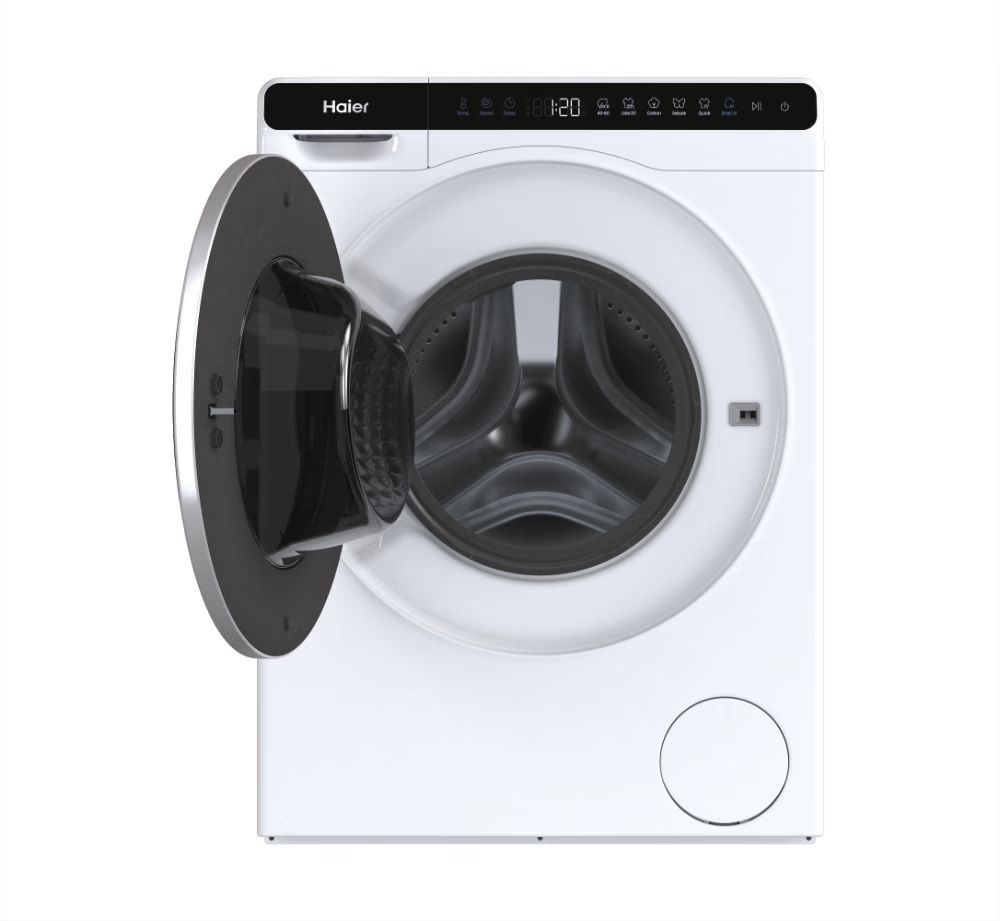 Haier HW50-BP12307-S fehér, elöltöltős, keskeny, max.1200ford., 5 kg, mosógép