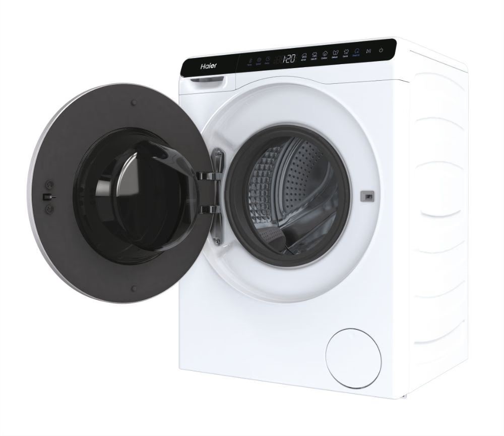Haier HW50-BP12307-S fehér, elöltöltős, keskeny, max.1200ford., 5 kg, mosógép