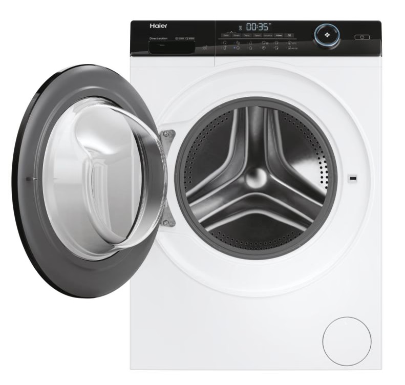 Haier HW80-B14959TU1-S fehér, elöltöltős, max.1400ford., 8 kg, mosógép