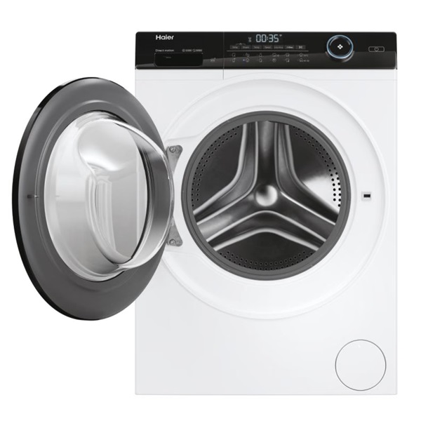 Haier HW80-B14959TU1-S fehér, elöltöltős, max.1400ford., 8 kg, mosógép