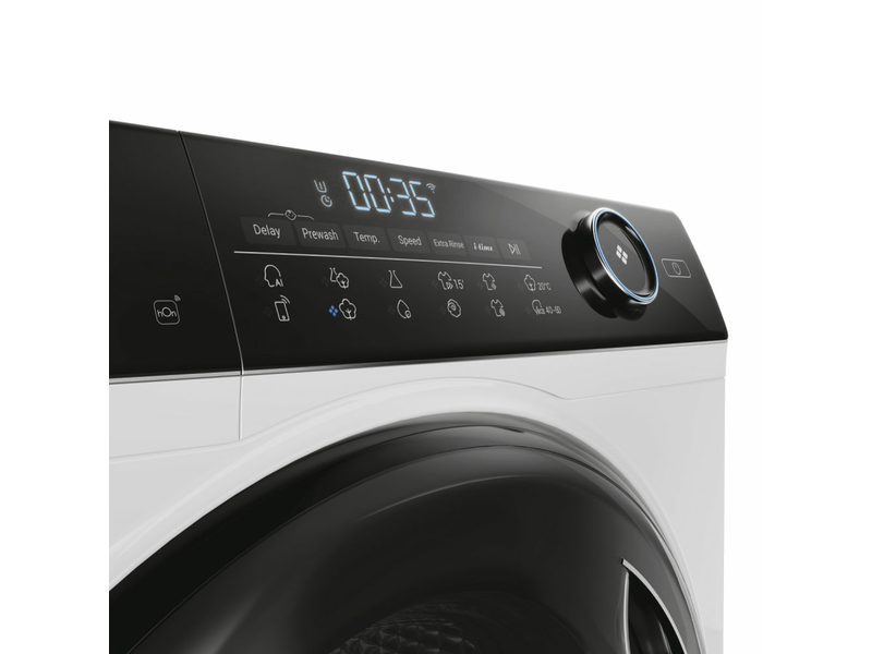 Haier HW80-B14959U1-S fehér, elöltöltős, max.1400ford., 8 kg, mosógép