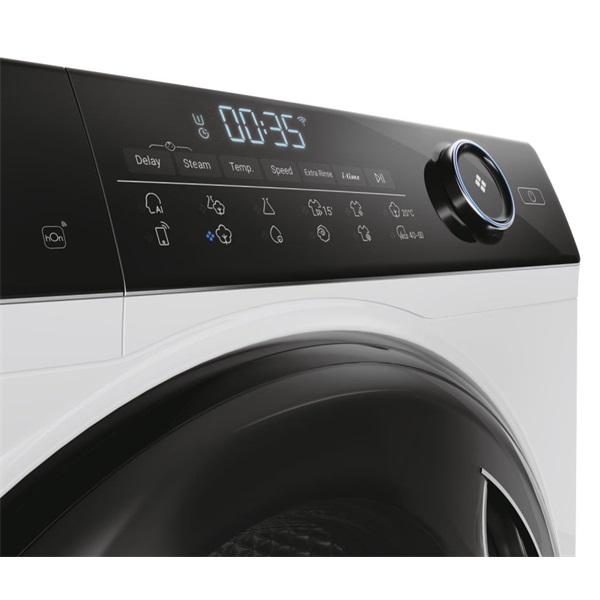 Haier HW80-B14959U1-S fehér, elöltöltős, max.1400ford., 8 kg, mosógép