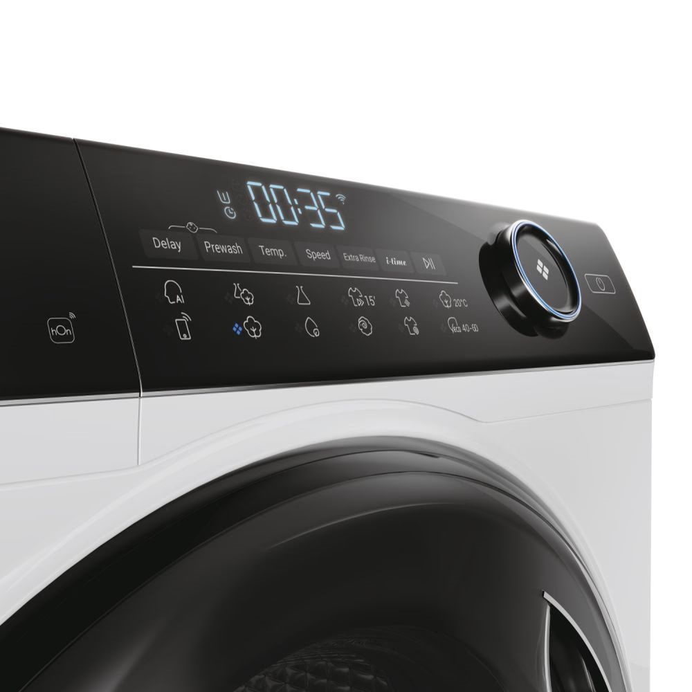 Haier HW90-B14959EU1-S fehér, elöltöltős, max.1400ford., 9 kg, mosógép