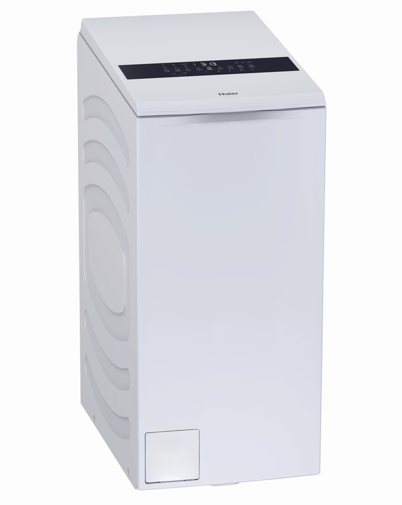 Haier HW90-BPD13386U-S fehér, felültöltős, max.1300ford., 9 kg, mosógép