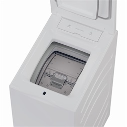 Haier HW90-BPD13386U-S fehér, felültöltős, max.1300ford., 9 kg, mosógép