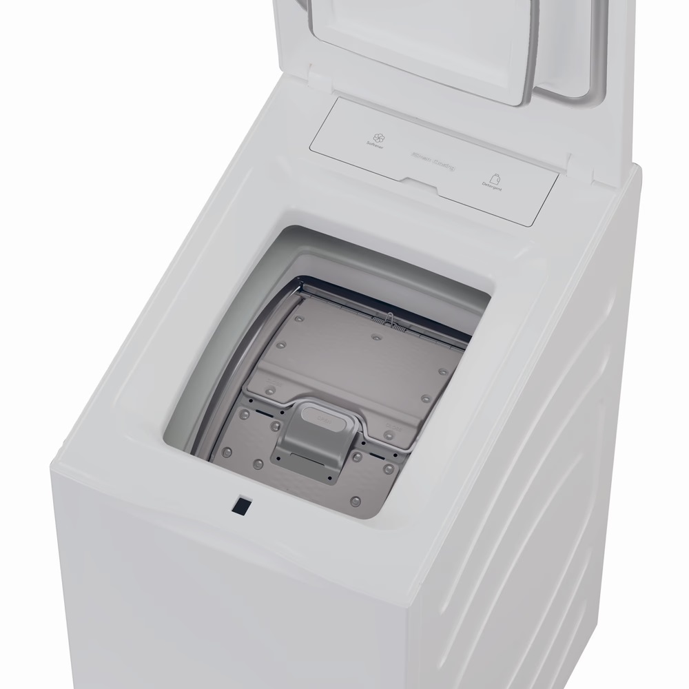 Haier HW90-BPD13386U-S fehér, felültöltős, max.1300ford., 9 kg, mosógép