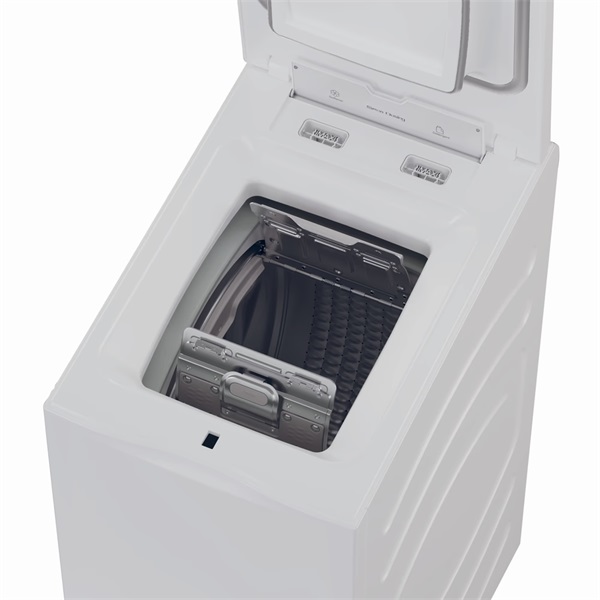 Haier HW90-BPD13386U-S fehér, felültöltős, max.1300ford., 9 kg, mosógép