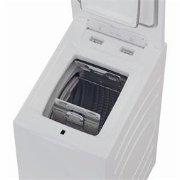 Haier HW90-BPD13386U-S fehér, felültöltős, max.1300ford., 9 kg, mosógép