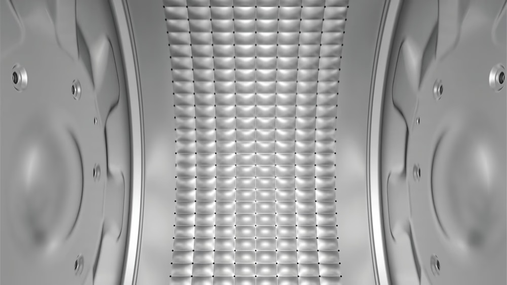 Haier HW90-BPD13386U-S fehér, felültöltős, max.1300ford., 9 kg, mosógép