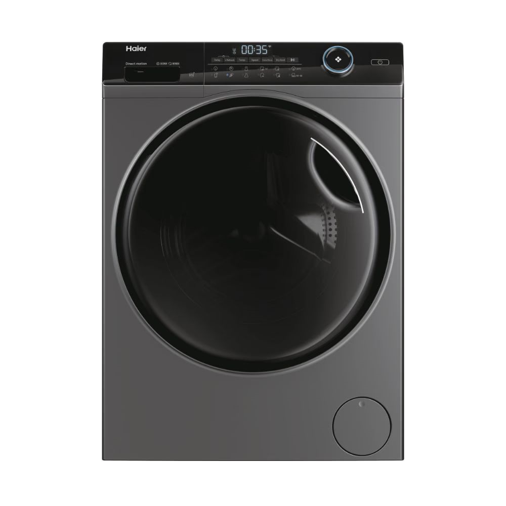 Haier HWD80-B14959S8U1-S antracit, elöltöltős, max.1400ford., 8 kg/5 kg, mosó-szárítógép