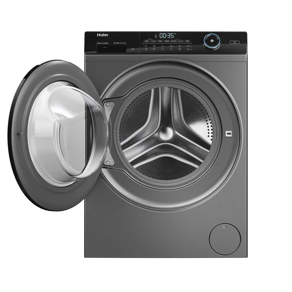 Haier HWD90B14959S8NUS antracit, elöltöltős, max.1400ford., 9 kg/6 kg, mosó-szárítógép
