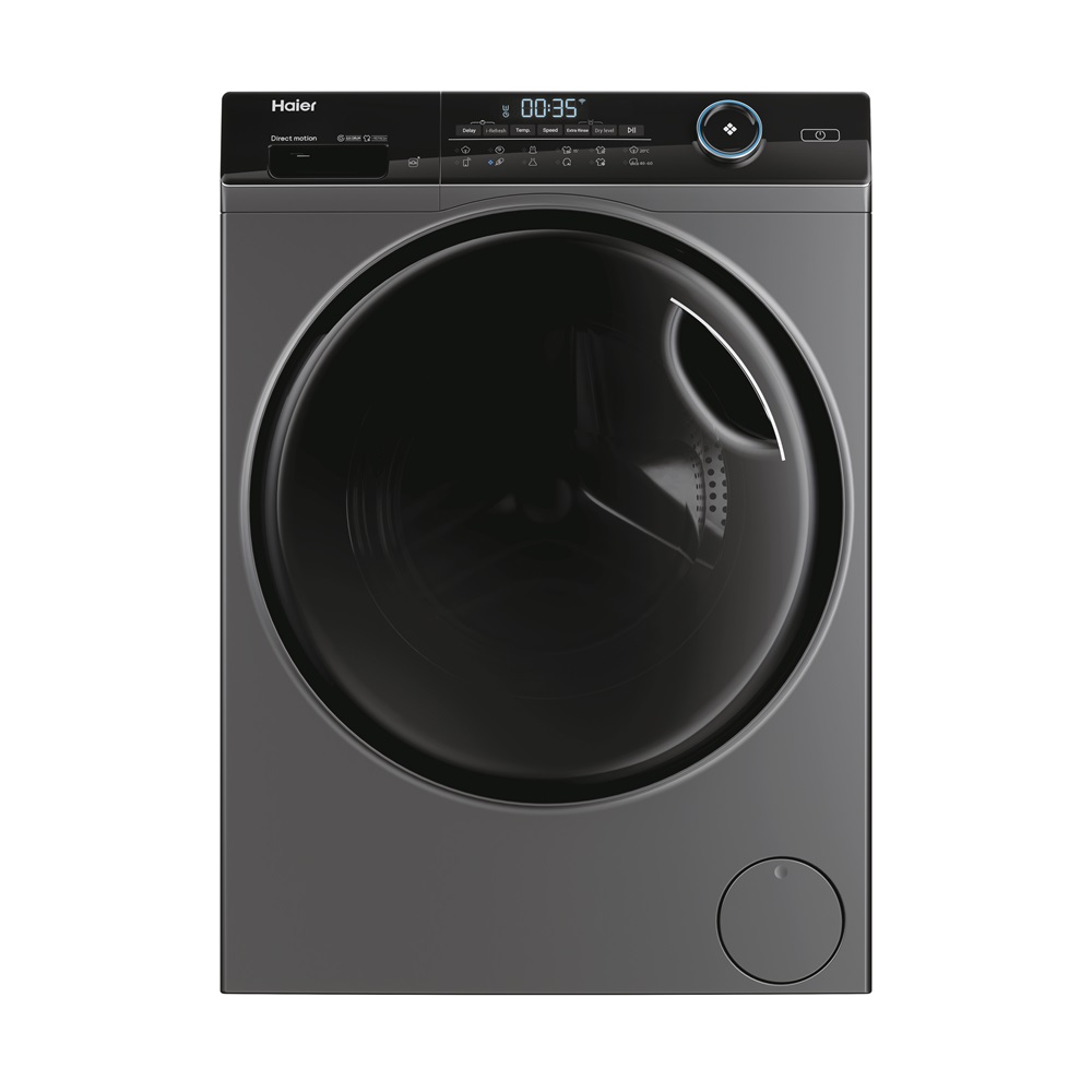 Haier HWD90B14959S8NUS antracit, elöltöltős, max.1400ford., 9 kg/6 kg, mosó-szárítógép
