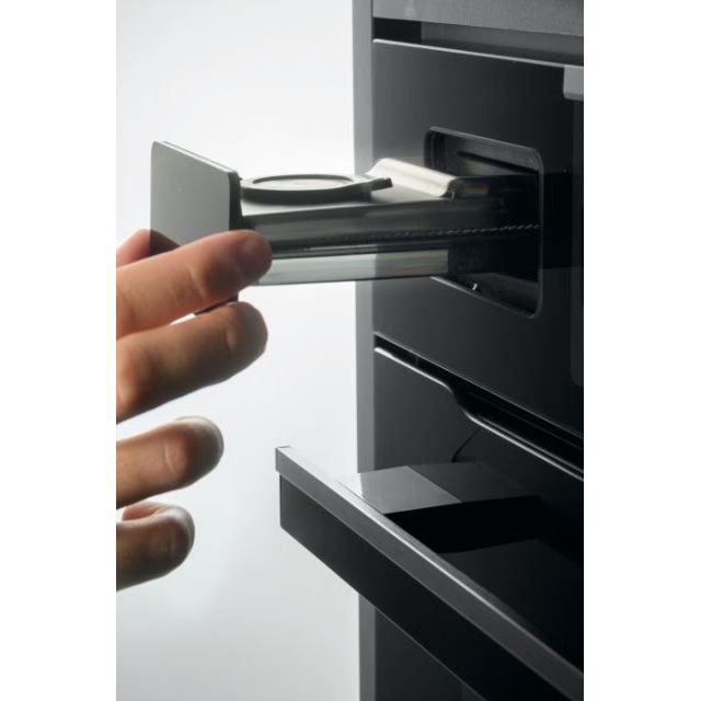 Haier HWO60SM6FS9XHP fekete, beépíthető, sütőtér: 70L, sütő
