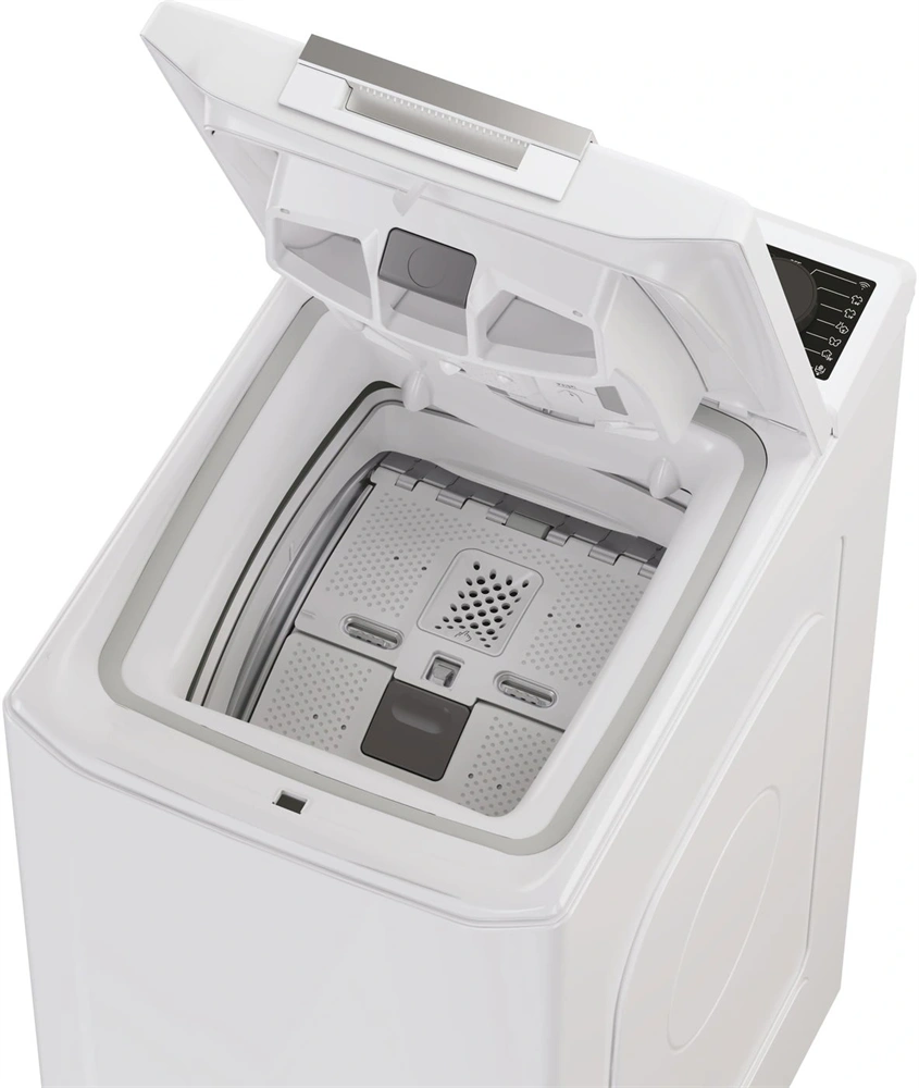 Haier THASN2856TM4-S  fehér, felültöltős, max.1200ford., 8 kg, mosógép