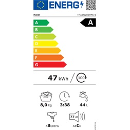 Haier THASN286TM5-S felültöltős mosógép