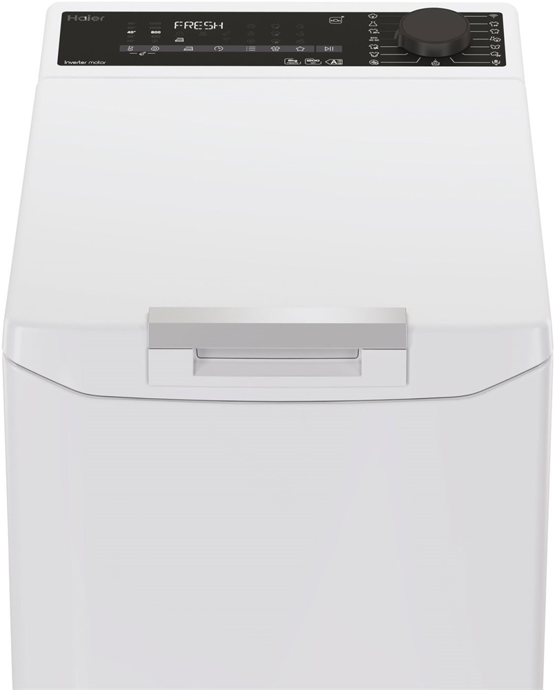 Haier THASN286TM5-S fehér, felültöltős, max.1200ford., 8 kg, mosógép