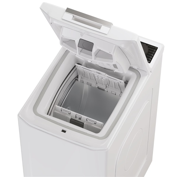 Haier THASN476TM5-S fehér, felültöltős, max.1400ford., 7 kg, mosógép