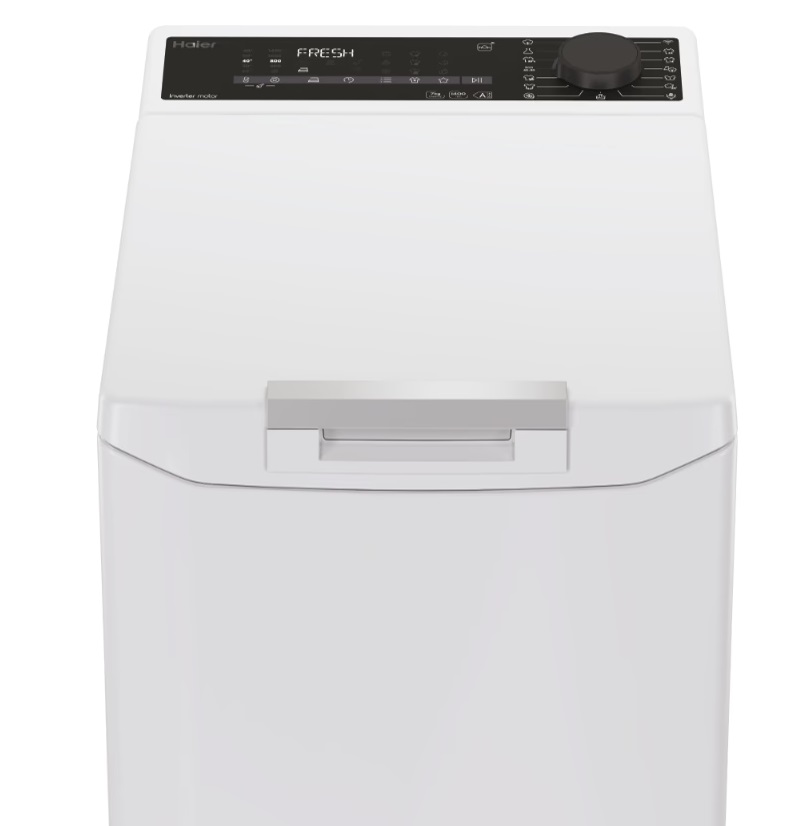 Haier THASN476TM5-S fehér, felültöltős, max.1400ford., 7 kg, mosógép